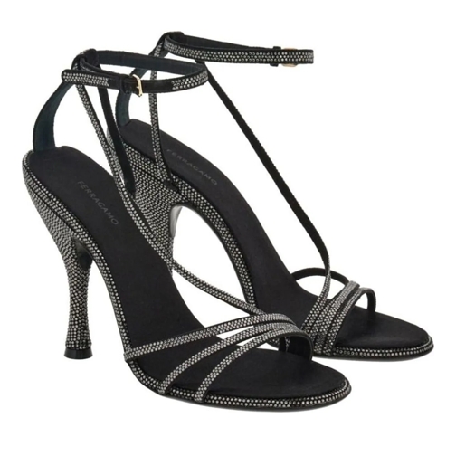 Salvatore Ferragamo Talon haut Sandals Black schwarz