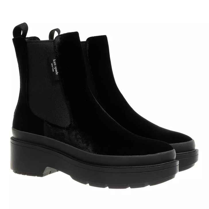 Kate spade black suede booties store