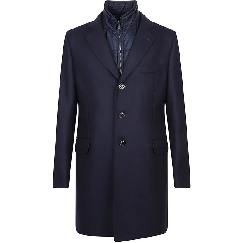Fay Daunenjacke Double Coat Blue blau