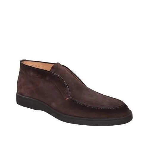 Santoni Stiefelette Tonal Sole Ankle Boots Brown