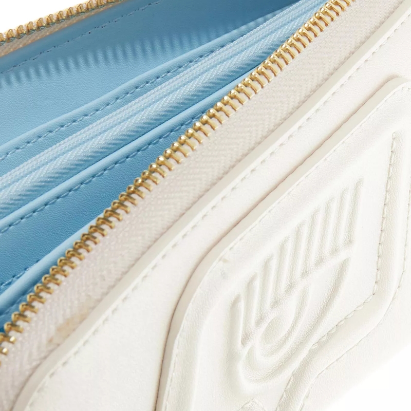 Chiara Ferragni Portemonnaie mit Zip-Around-Reißverschluss Range A - Eyelike Bags, Sketch 08 Wallet Pastel Parchment(Image 4)