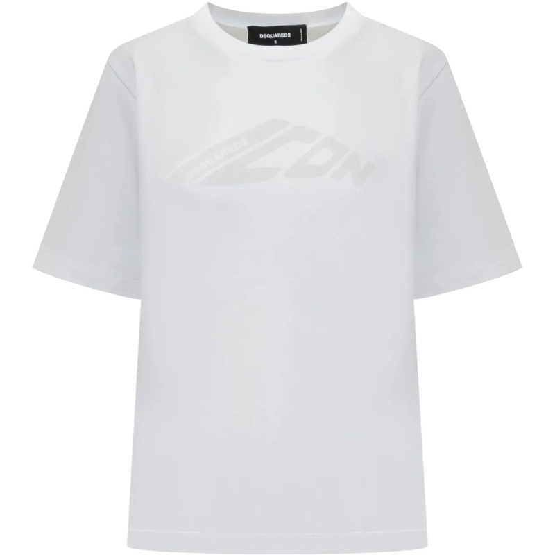 Dsquared2 T-Shirt T-Shirt Easy Fit weiß