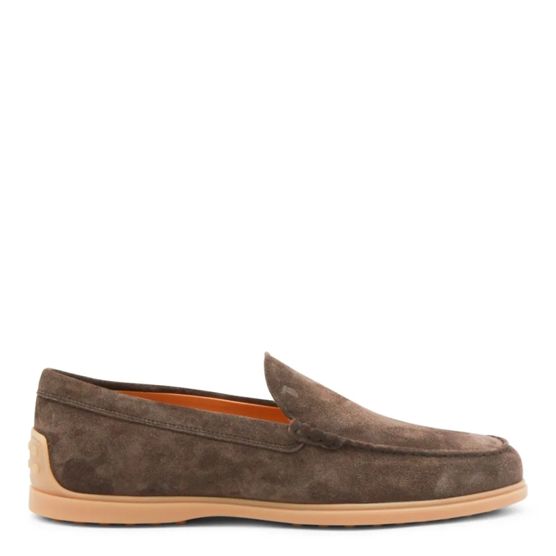 Tod's Loafer Dark Brown Leather Loafers Brown