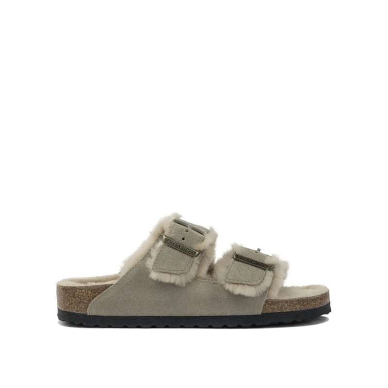 Birkenstock Sandalen "Arizona Shearling" Sandals Grey