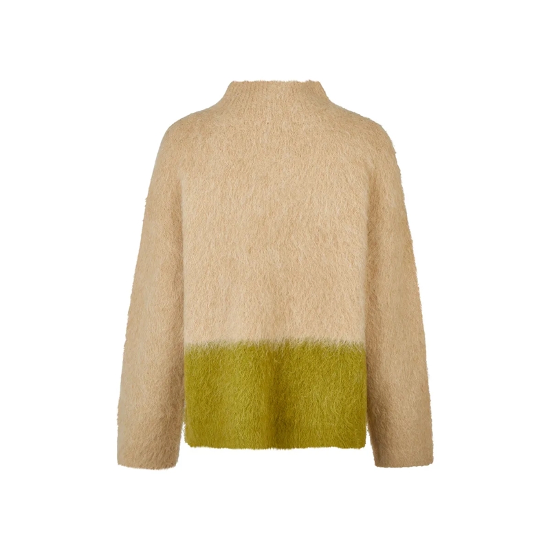 Marc Aurel Pullover Pullover- mit Karden-Disteln- Rippenabschlüsse sand(Image 5)