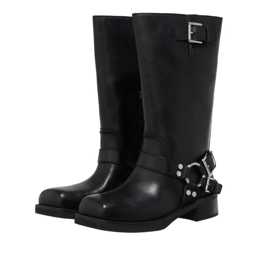 MICHAEL Michael Kors Crosby Moto Boot Black Boot