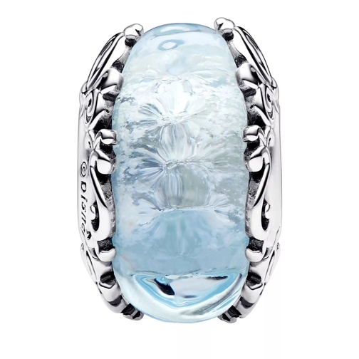 Pandora Disney sterling silver charm with light blue Muran Blue Hanger