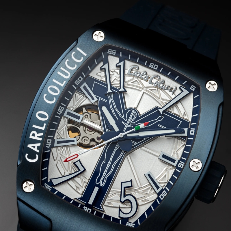 Carlo Colucci Automatikuhr Automatikuhr CC100 . grau(Image 6)