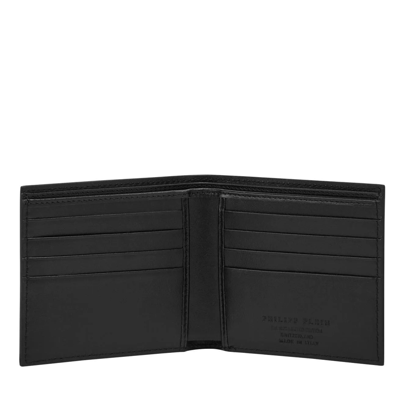 Philipp Plein Bi-Fold-Portemonnaie Geldbörse Iconic Plein schwarz(Image 3)