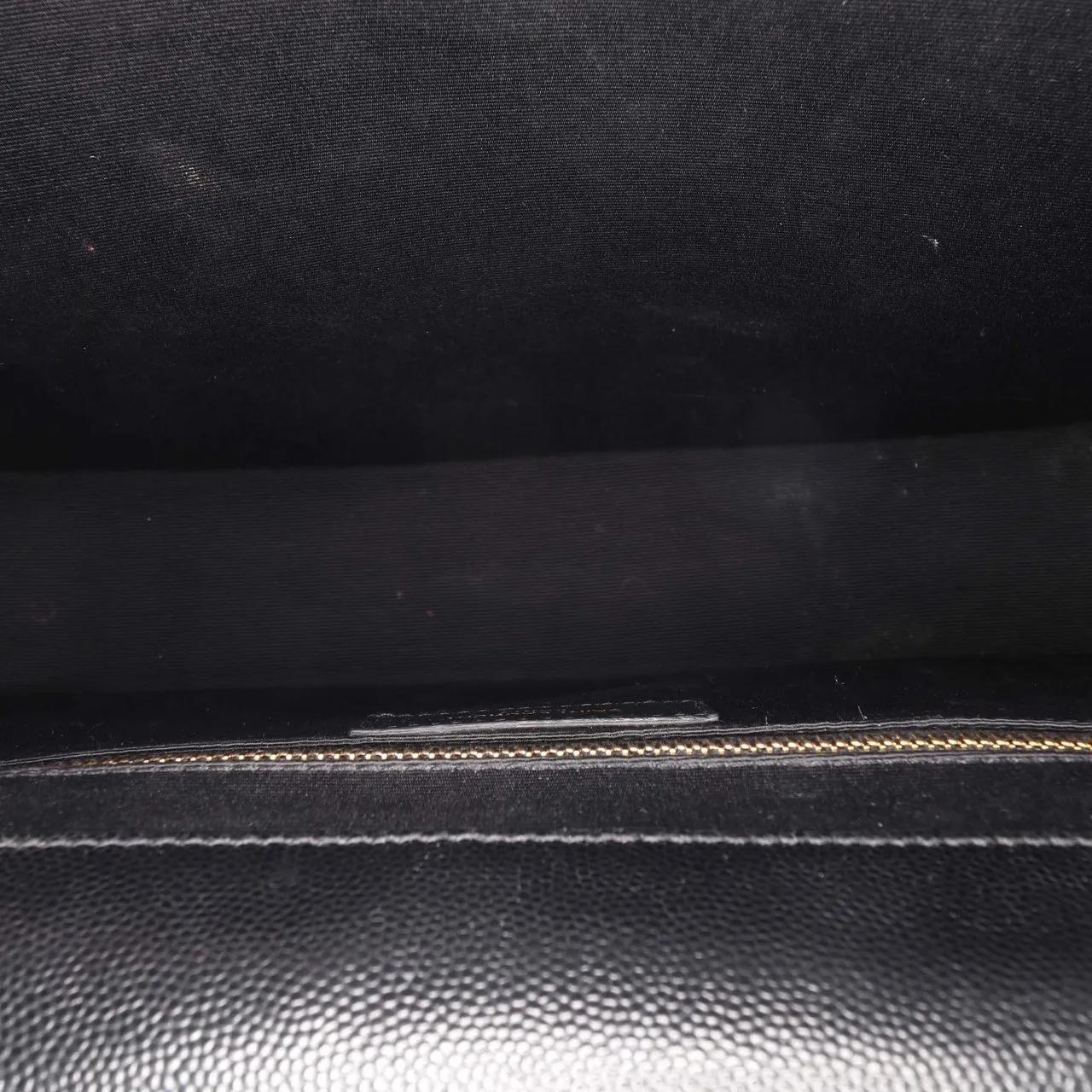 Thumbnail - Saint Laurent Hobo Bags - 2017 Large Grain de Poudre Monogram Chevron Envelo - Gr. unisize - in Schwarz - für Damen