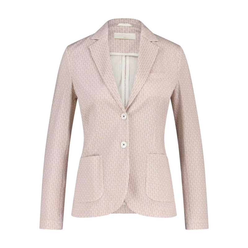 CIRCOLO 1901  Blazer im floralem Print 47702391193946 Beige
