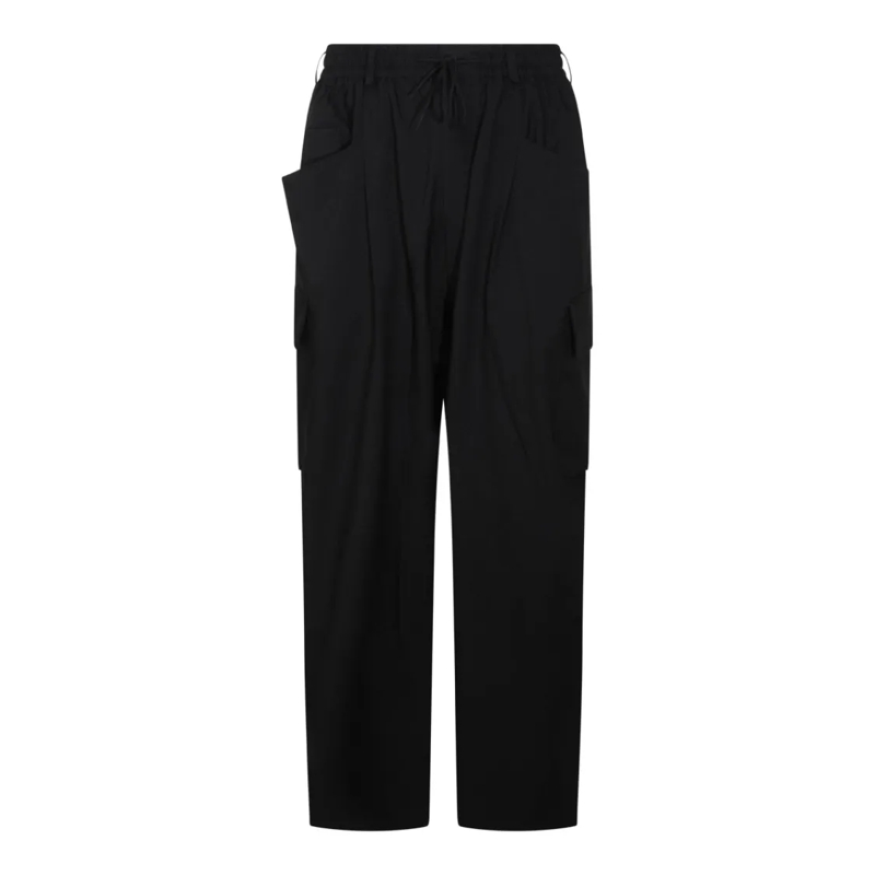Y-3 Anzugshose Cargo-Style Black Tech Trousers Black