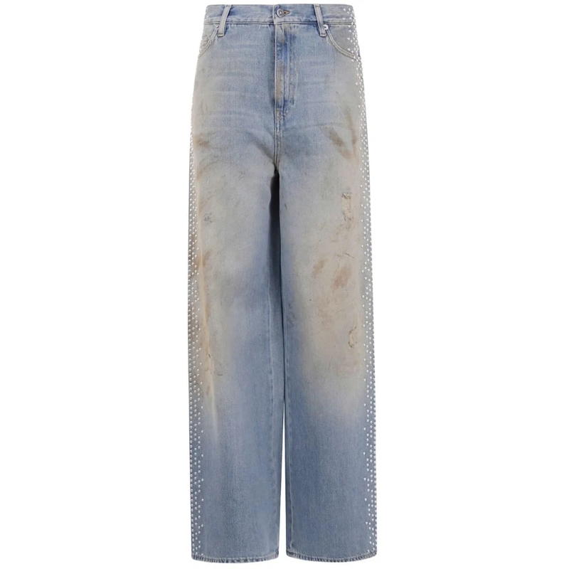 Golden Goose Jeans mit geradem Bein Jeans Clear Blue blau