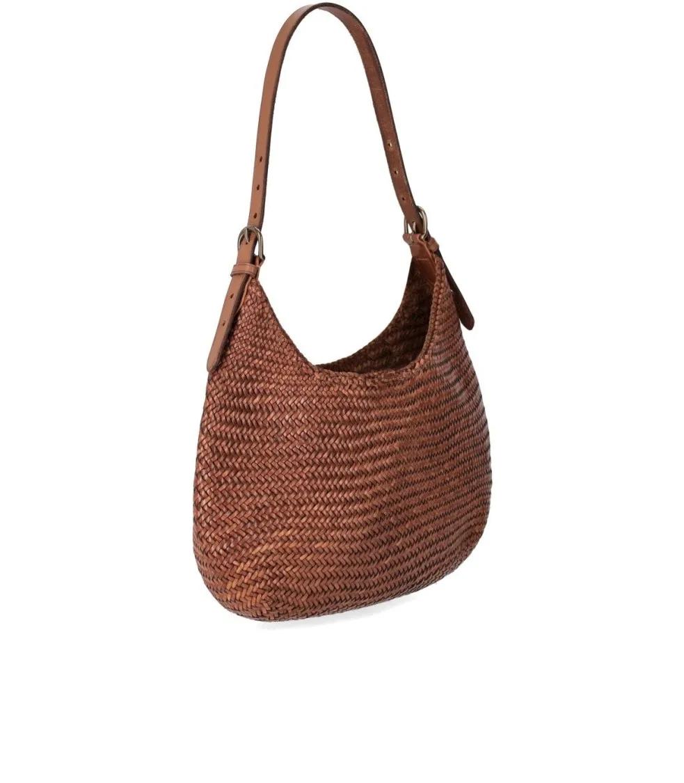 DRAGON DIFFUSION Hobo bags Luna Tan Shoulder Bag in bruin