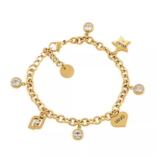 LIU JO Bracelet Brilliant Charms Gold Armband