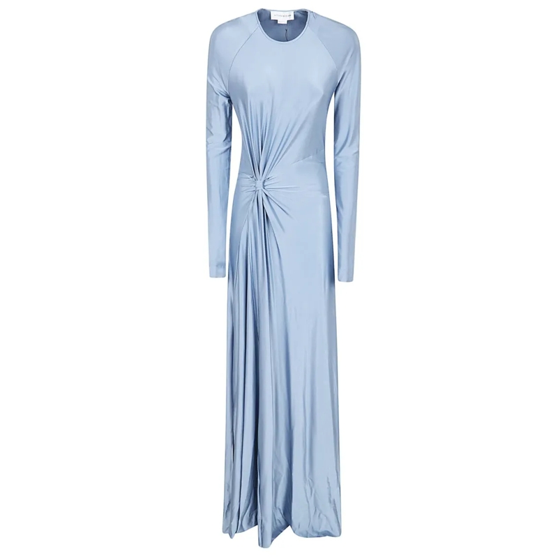 Victoria Beckham Maxikleid Elegantes Maxikleid blau(Image 2)