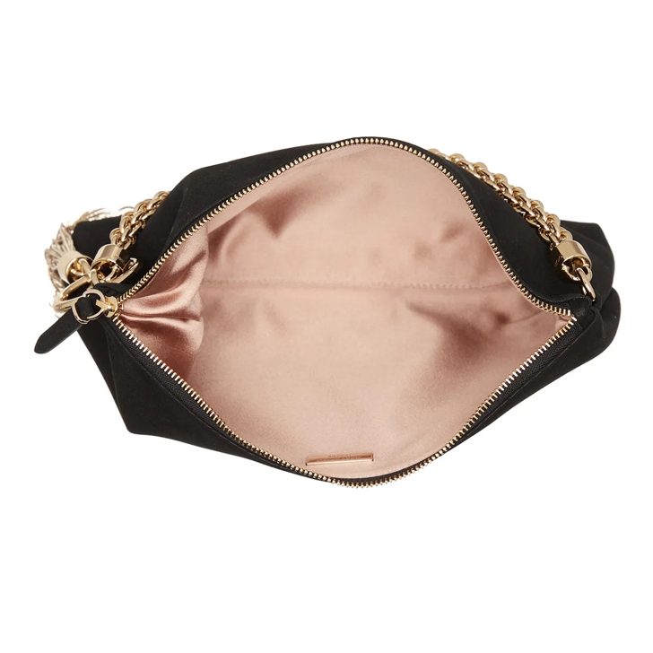 Black shoulder clutch bag online