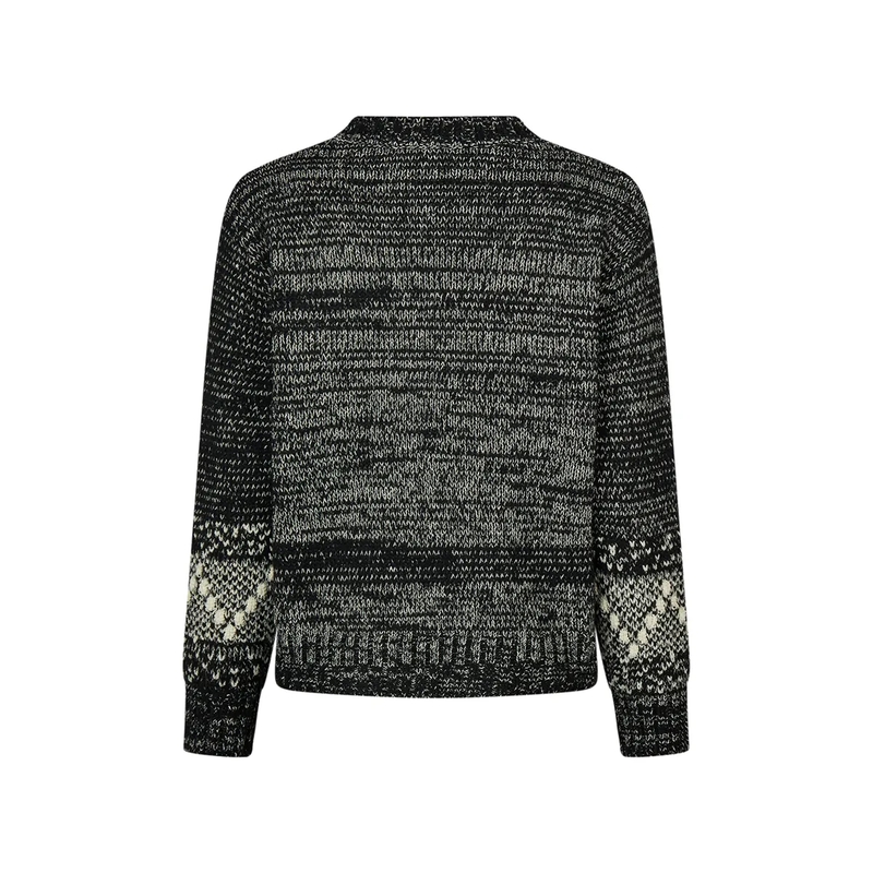 Marc Aurel Pullover Pullover mit abstraktem Muster schwarz(Image 5)