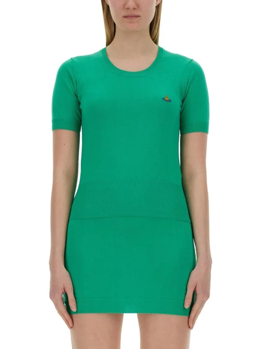 Thumbnail - Vivienne Westwood - Bea Shirt - Größe XS - grün