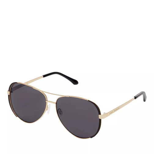 Isabel Bernard La Villette Roxanne aviator sunglasses with black  Gold Sunglasses