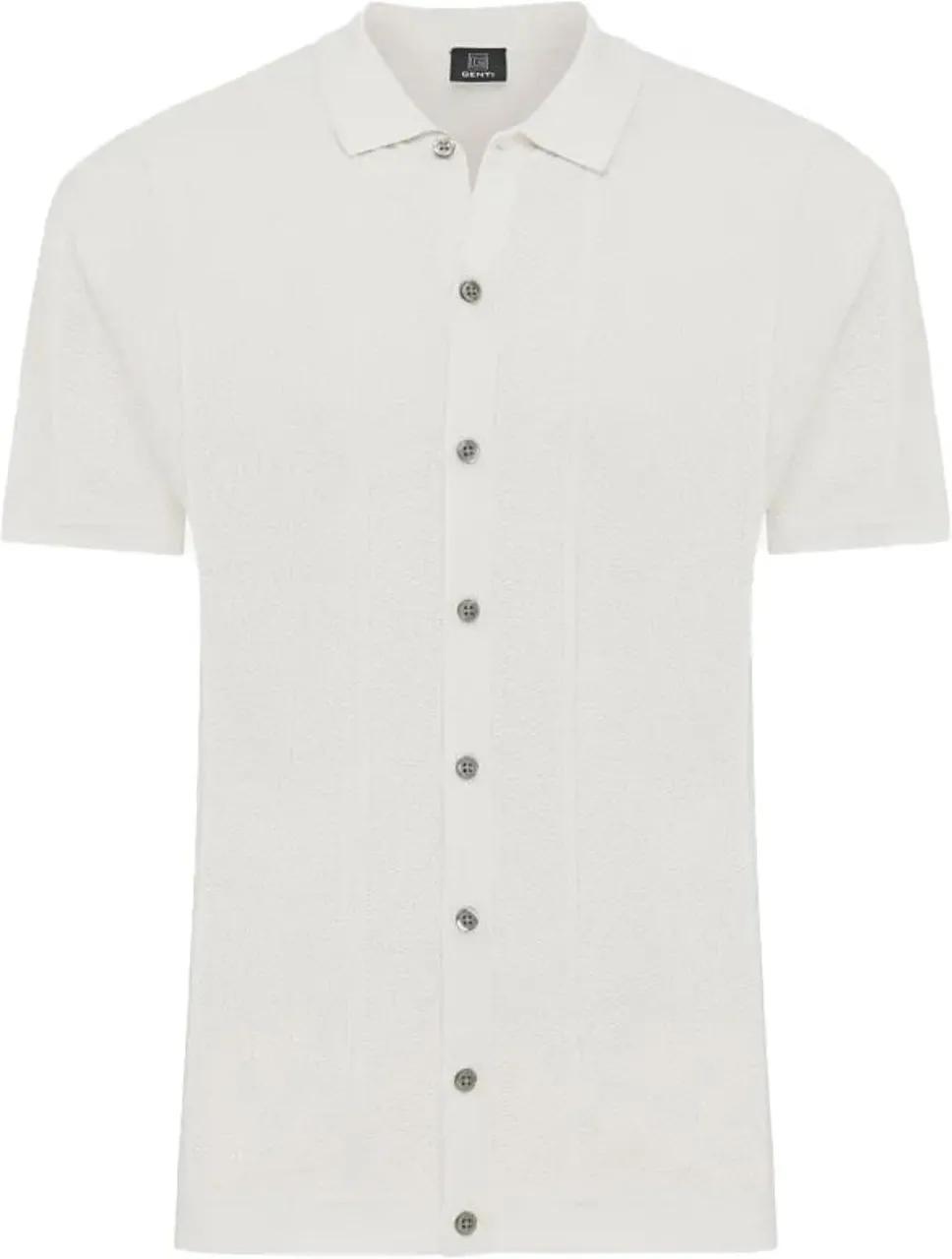 Thumbnail - GENTI - Shirt off white - Größe L - weiß