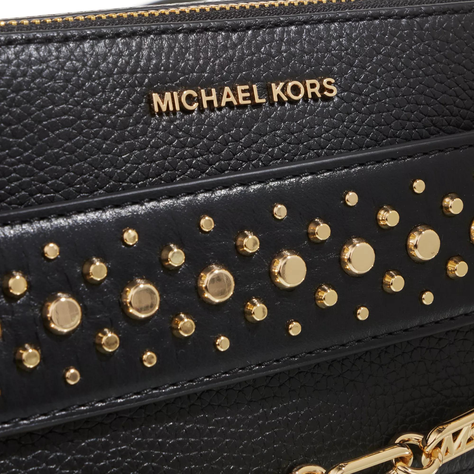 Michael Kors Crossbody Bags - Jet Set Small Dbl Zp Camra Chain Crossbody - Gr. unisize - in Schwarz - für Damen