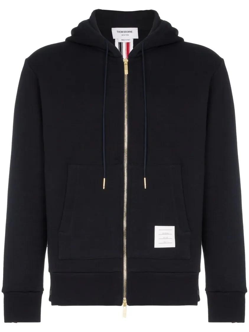 Thom Browne - Hoodie Zip-Up Pullover - Größe 1 - schwarz