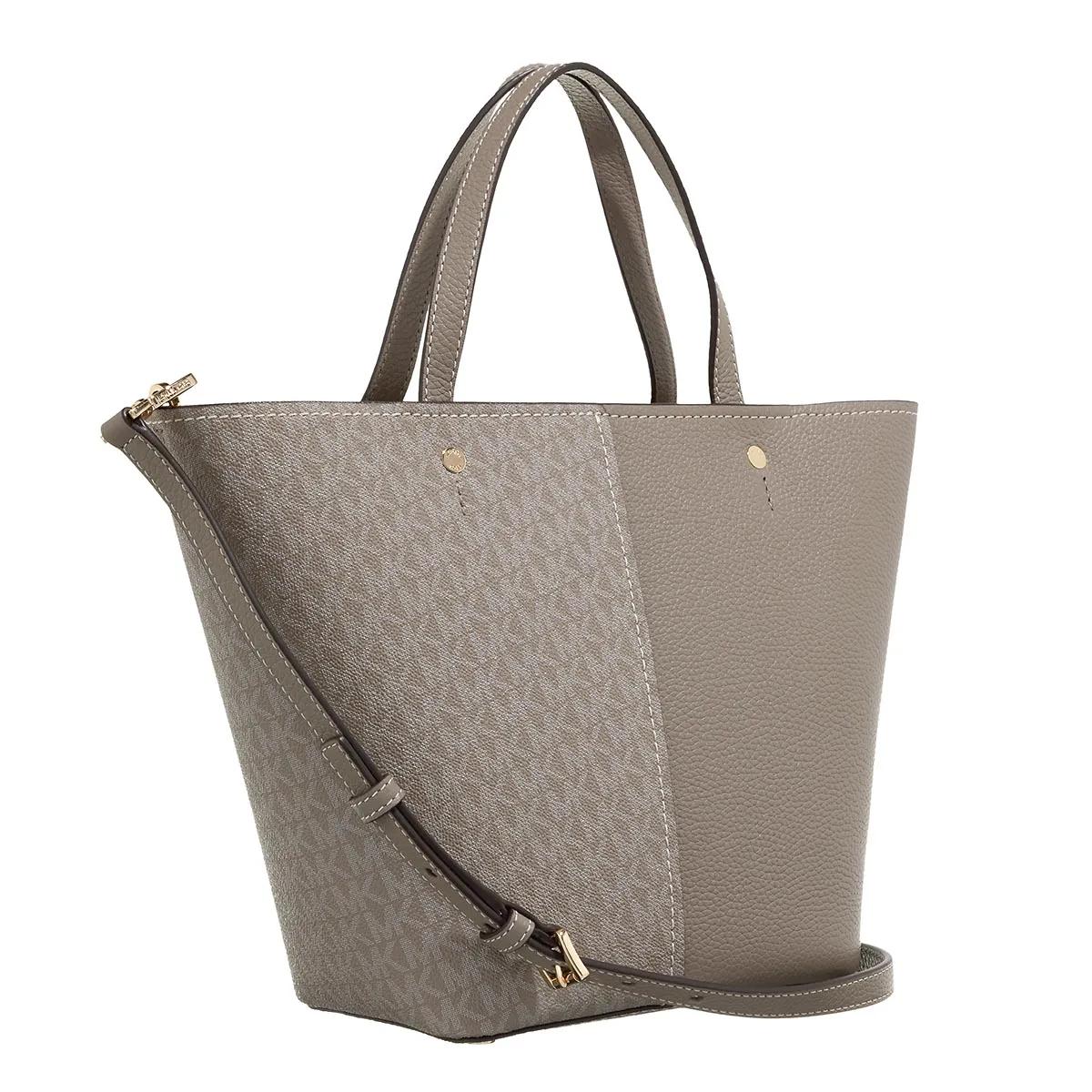 Michael Kors Shoppers Flora Md Tz Tote in taupe