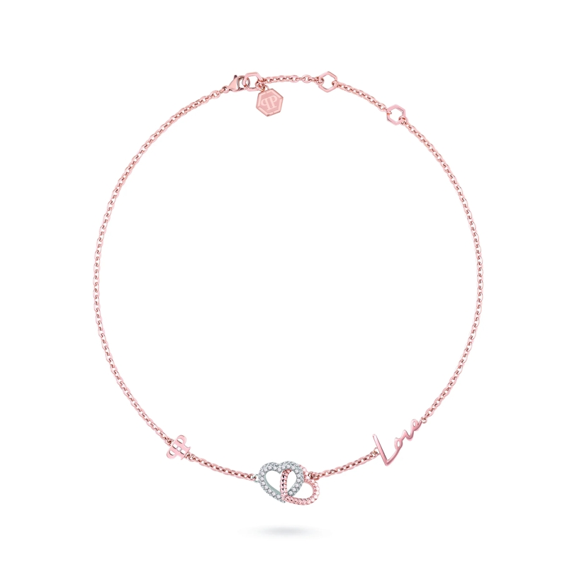 Philipp Plein Ohrstecker Ohrringe Plein Legacy rosa