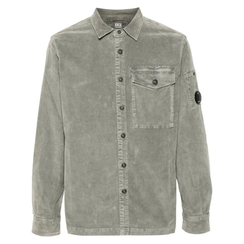 CP Company Shirts Lens-Detail Shirt Grey