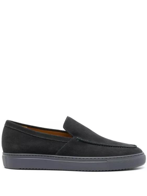 Doucal%27s Loafers & Ballerinas - Round-Toe Suede Loafers - Gr. 42,5 (EU) - in Schwarz - für Damen