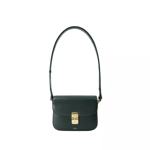 A.P.C. Grace Small Shoulder Bag - Leather - Green Green Schultertasche