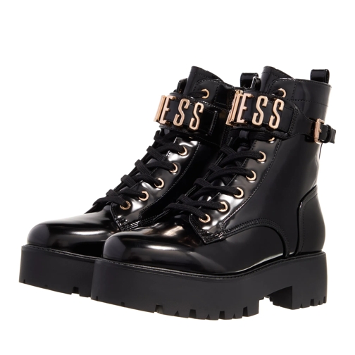 Guess Vaires Black Lace up Boots