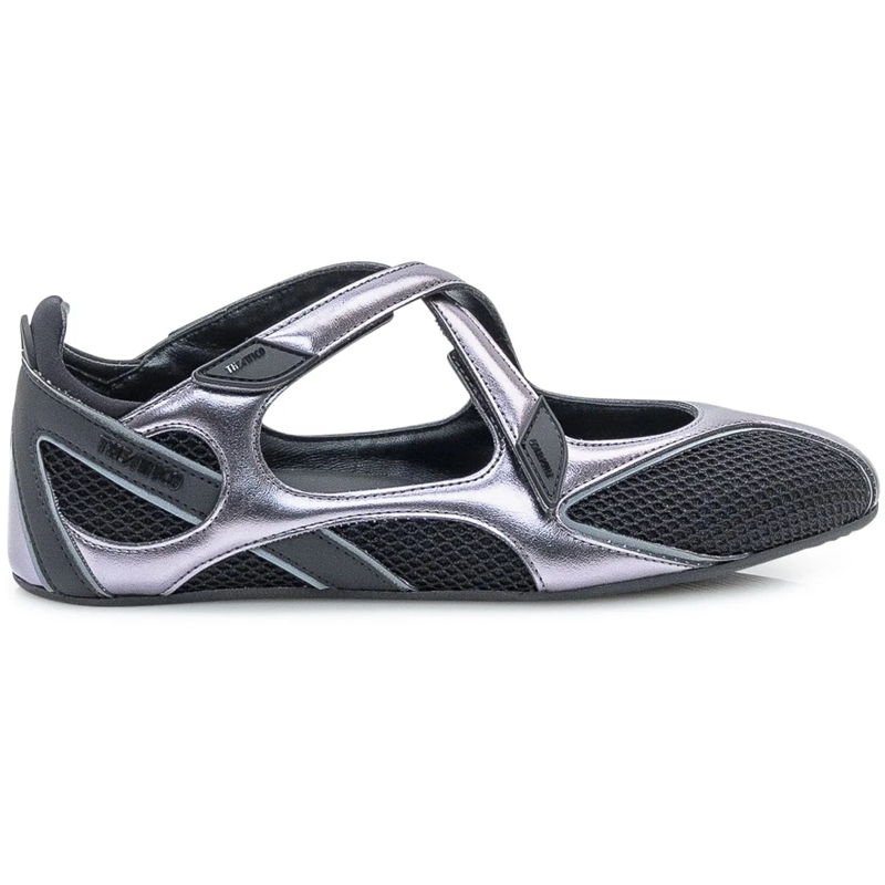 The Attico Ballerinas Ballerine Sportive FLOOR01 silber