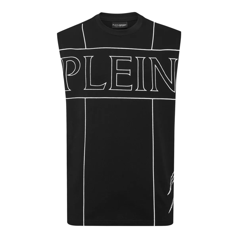 Plein Sport Top Tank-Top schwarz