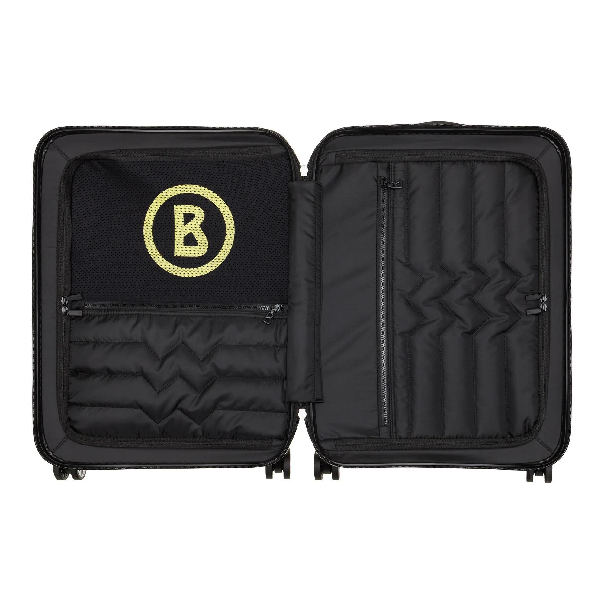 Bogner Koffer Piz Deluxe C55 Pro Trolleycase Svz 4W in zwart