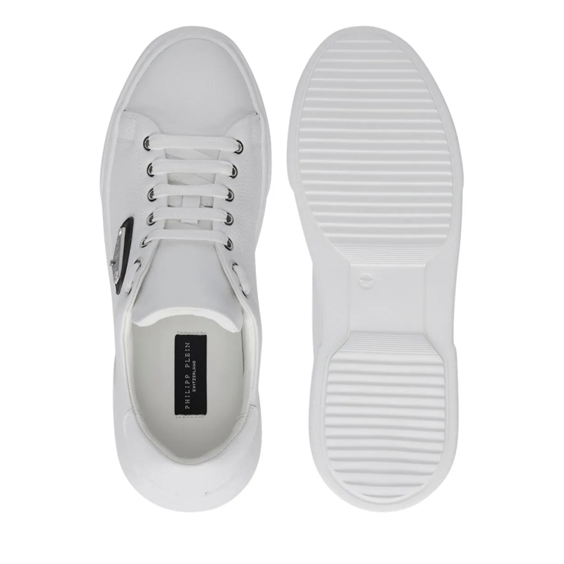 Philipp Plein Low-Top-Sneaker Lo-Top Turnschuhe Iconic Plein weiss(Image 5)