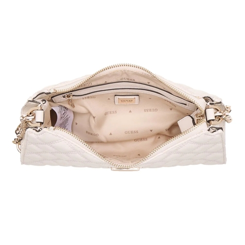 Guess Schultertasche Giully Top Zip Shoulder Bag Off White (Image 4)