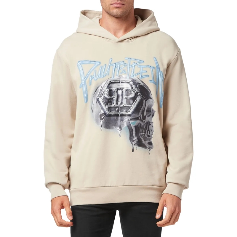 Philipp Plein Top Hoodie Skull beige(Image 3)
