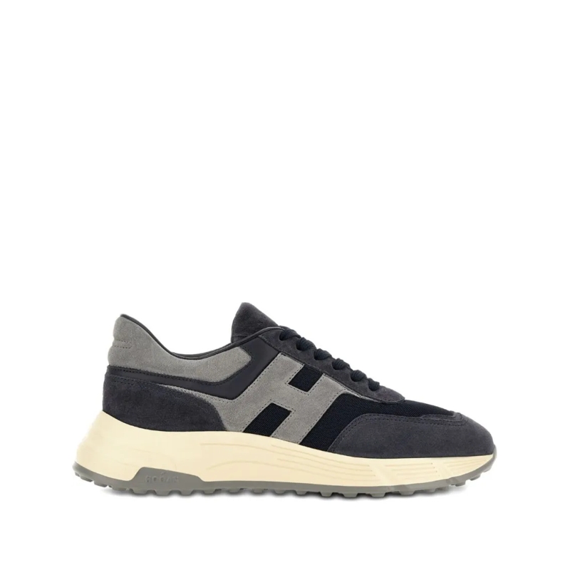 Hogan Lage-top sneaker Layered Grey Sneakers With Silk Grey