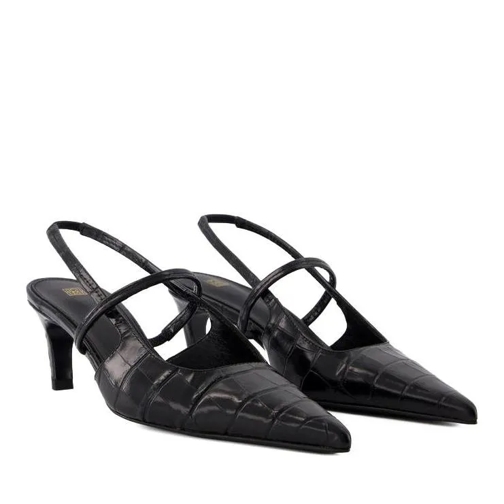 TOTEME The Sharp Slingback - Toteme - Leather - Black Black Pump