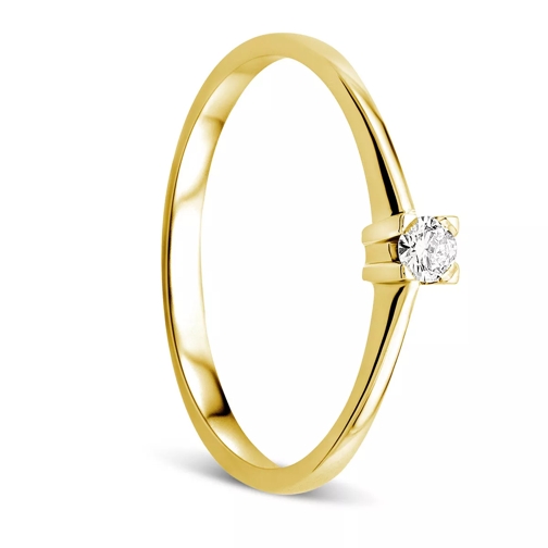 DIAMADA Ring 18ct with Diamond Yellow Gold Diamanten Ring