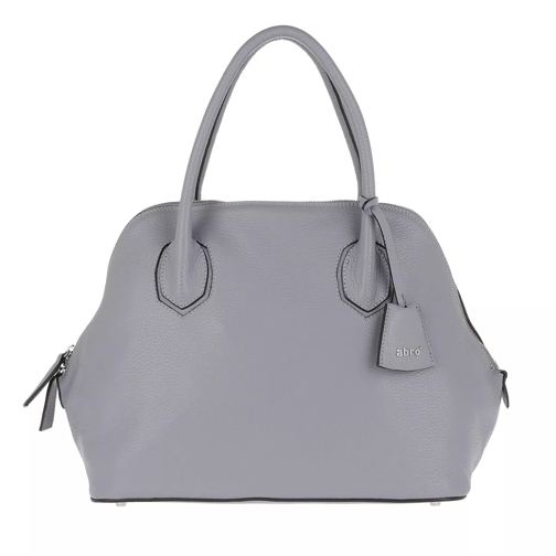 Abro Adria Leather Satchel Bag Large 1 Light Grey Fourre-tout