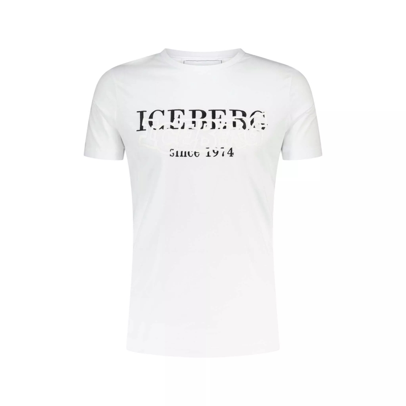 Iceberg  T-Shirt mit Logo-Schriftzug 47701873295706 Rot