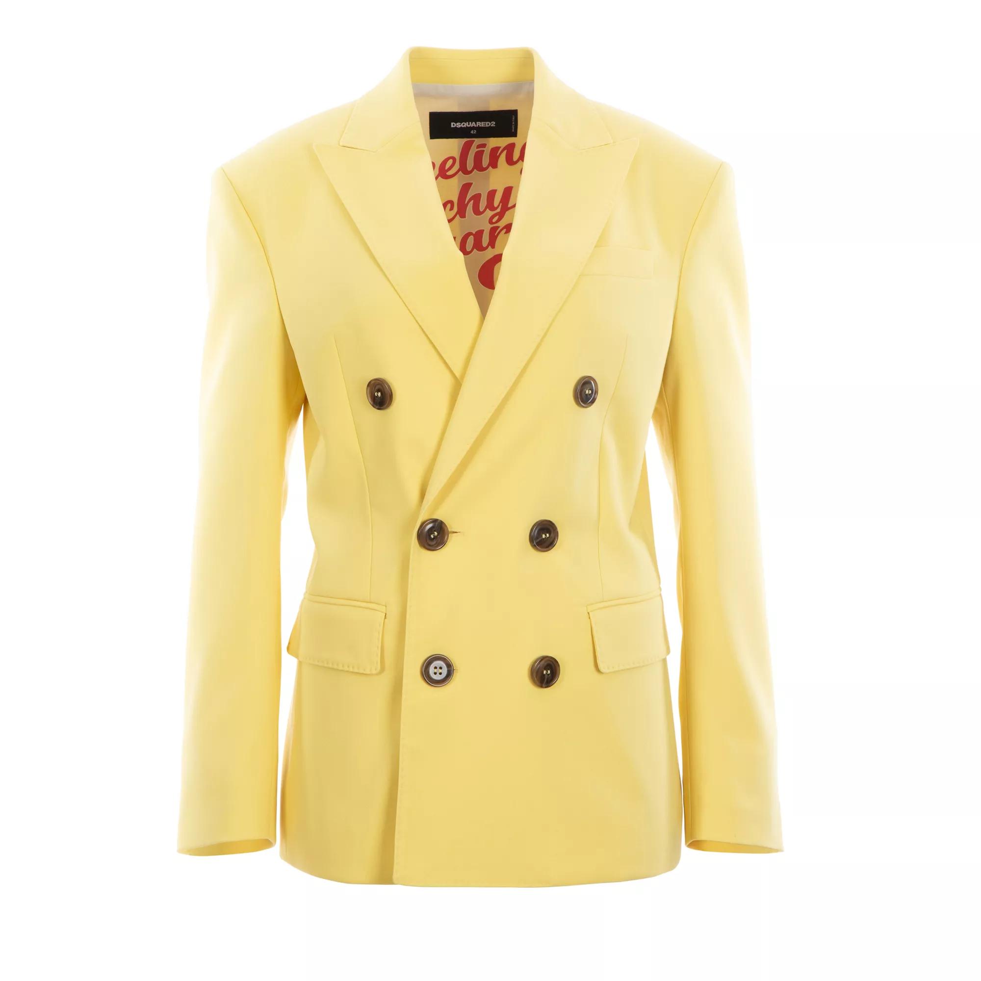 Dsquared2 - BLAZER BOSTON - Größe I42 - gelb