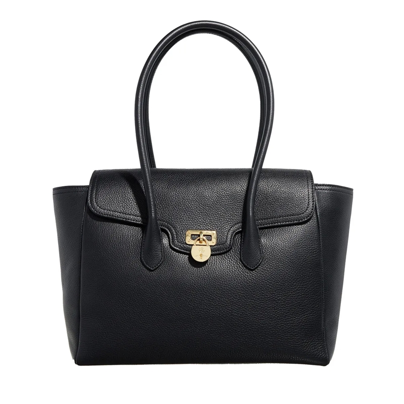 Lauren Ralph Lauren Satchel Tnnr Lg Schl-Satchel-Large Black