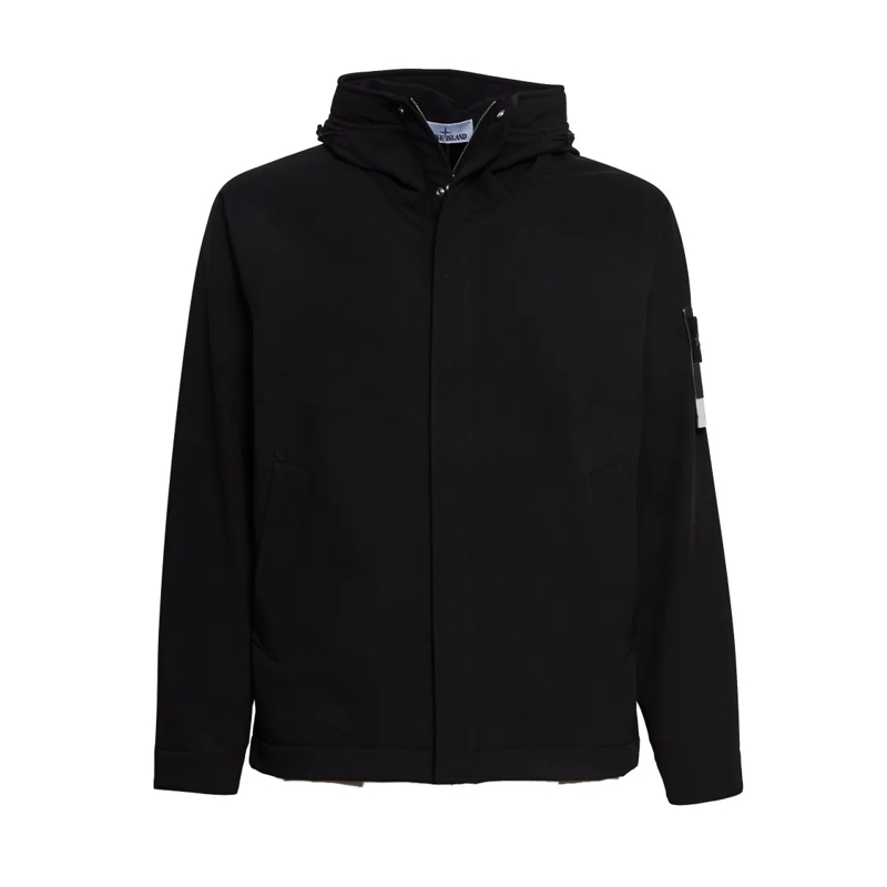 Stone Island Donsjas Jackets Black schwarz