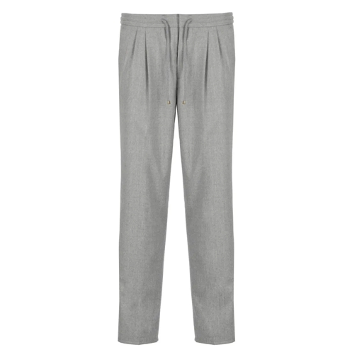 Brunello Cucinelli  Virgin Wool Pants Grey