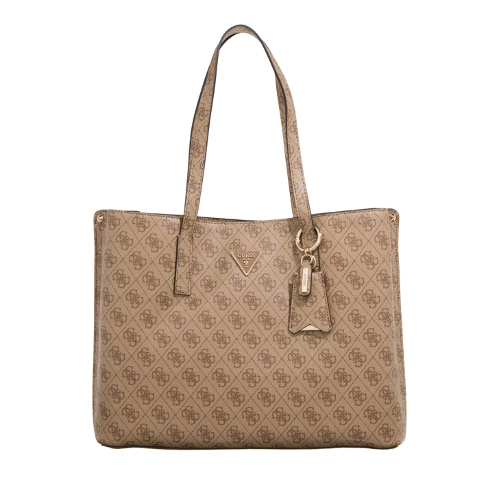 Guess Meridian Girlfriend Tote Latte Logo Shopper