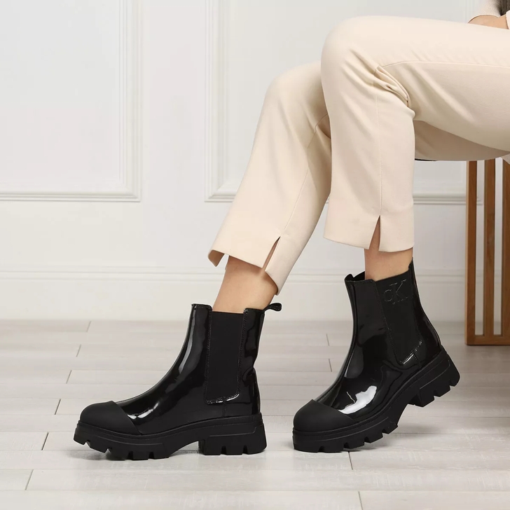 Calvin klein black chelsea on sale boots